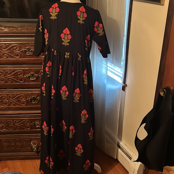 Bunaai 2 piece pants set. Chintz (hand stamped cloth), Size Large. - Picture 5 of 7